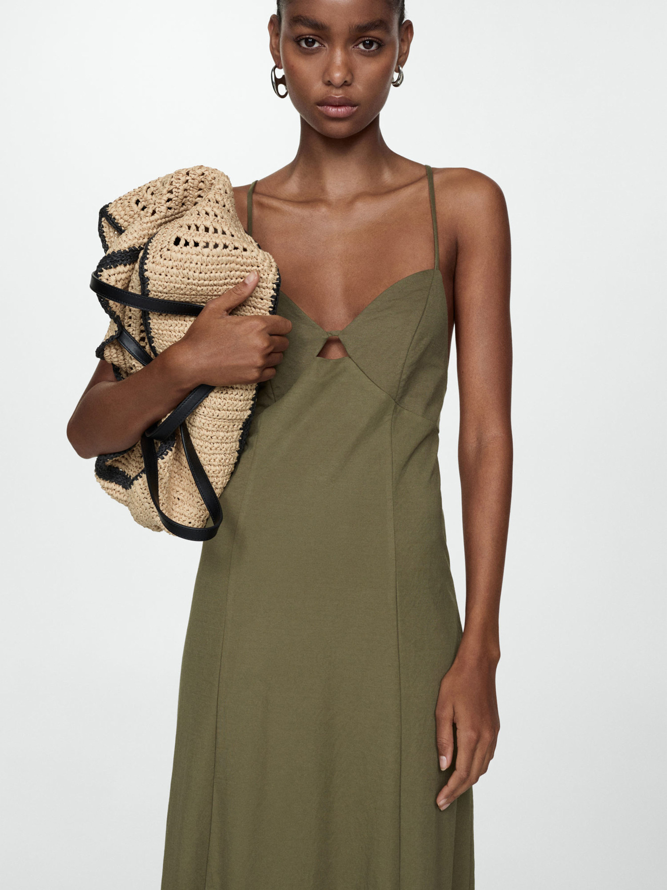 Платье макси MANGO модель 67098643_37 Фото