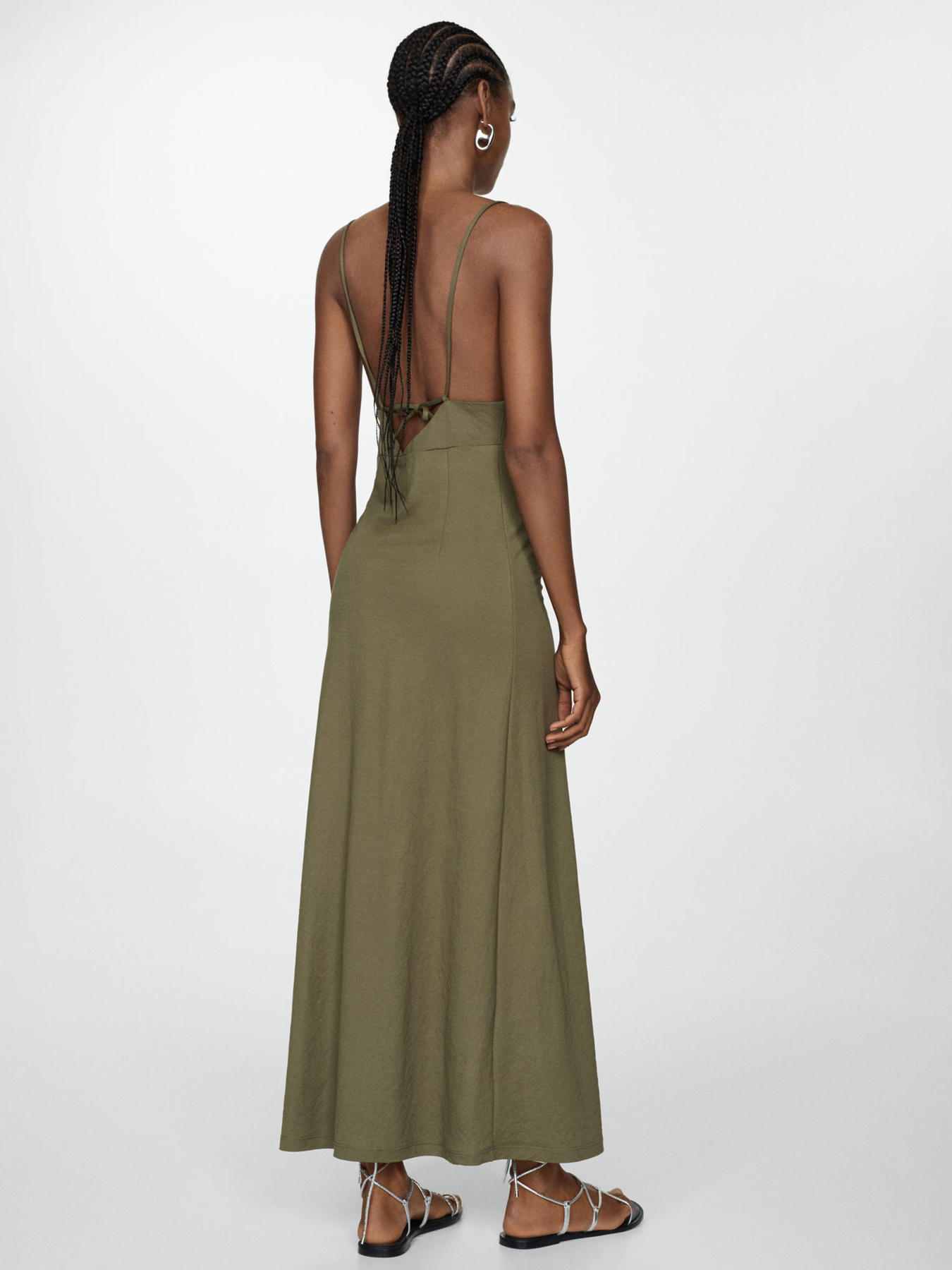 Платье макси MANGO модель 67098643_37 Фото