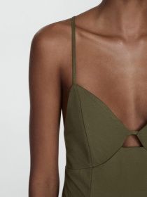 Платье макси MANGO модель 67098643_37 Фото