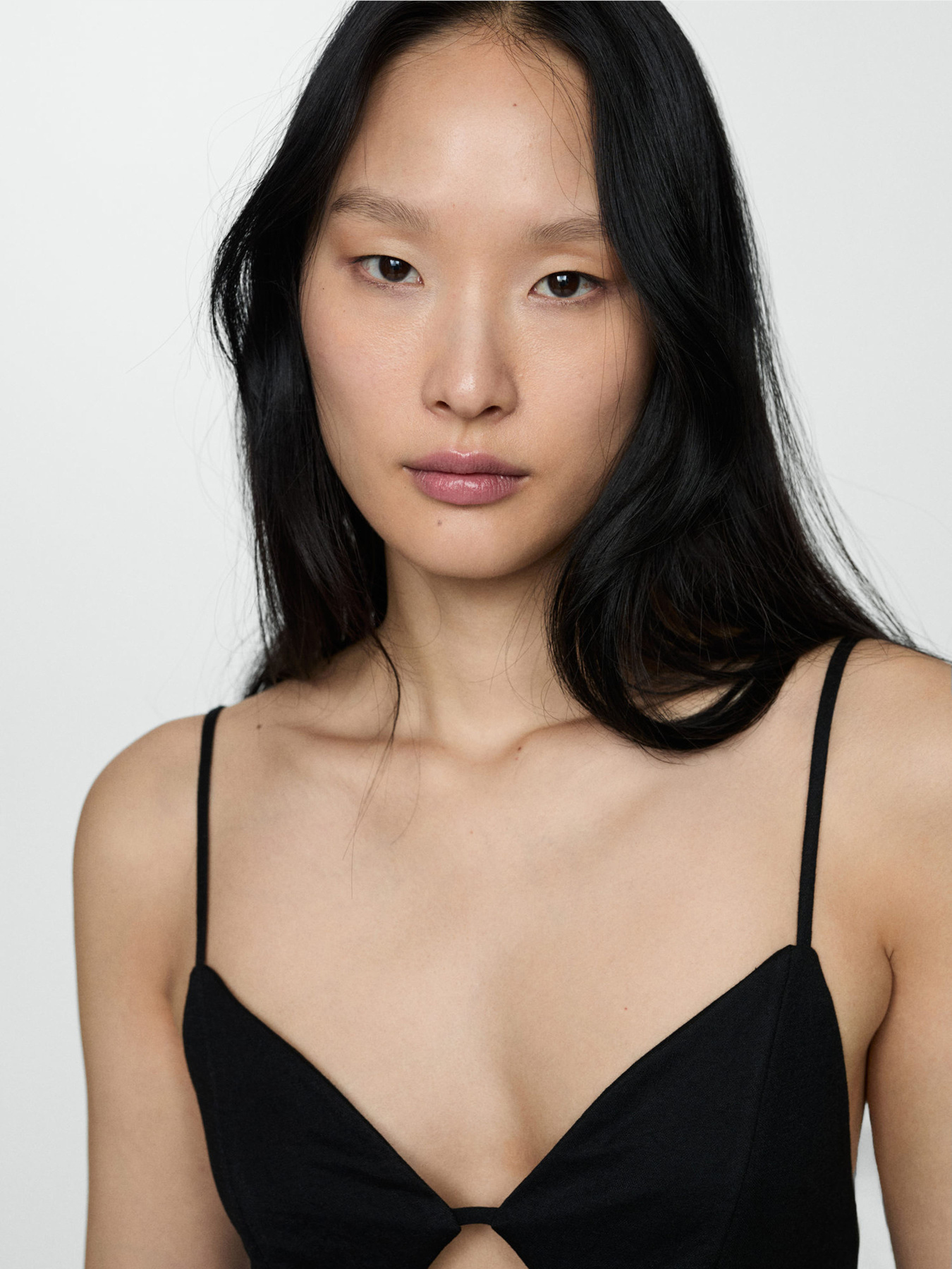 Платье макси MANGO модель 67098643_99 Фото