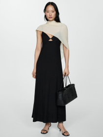 Платье макси MANGO модель 67098643_99 Фото