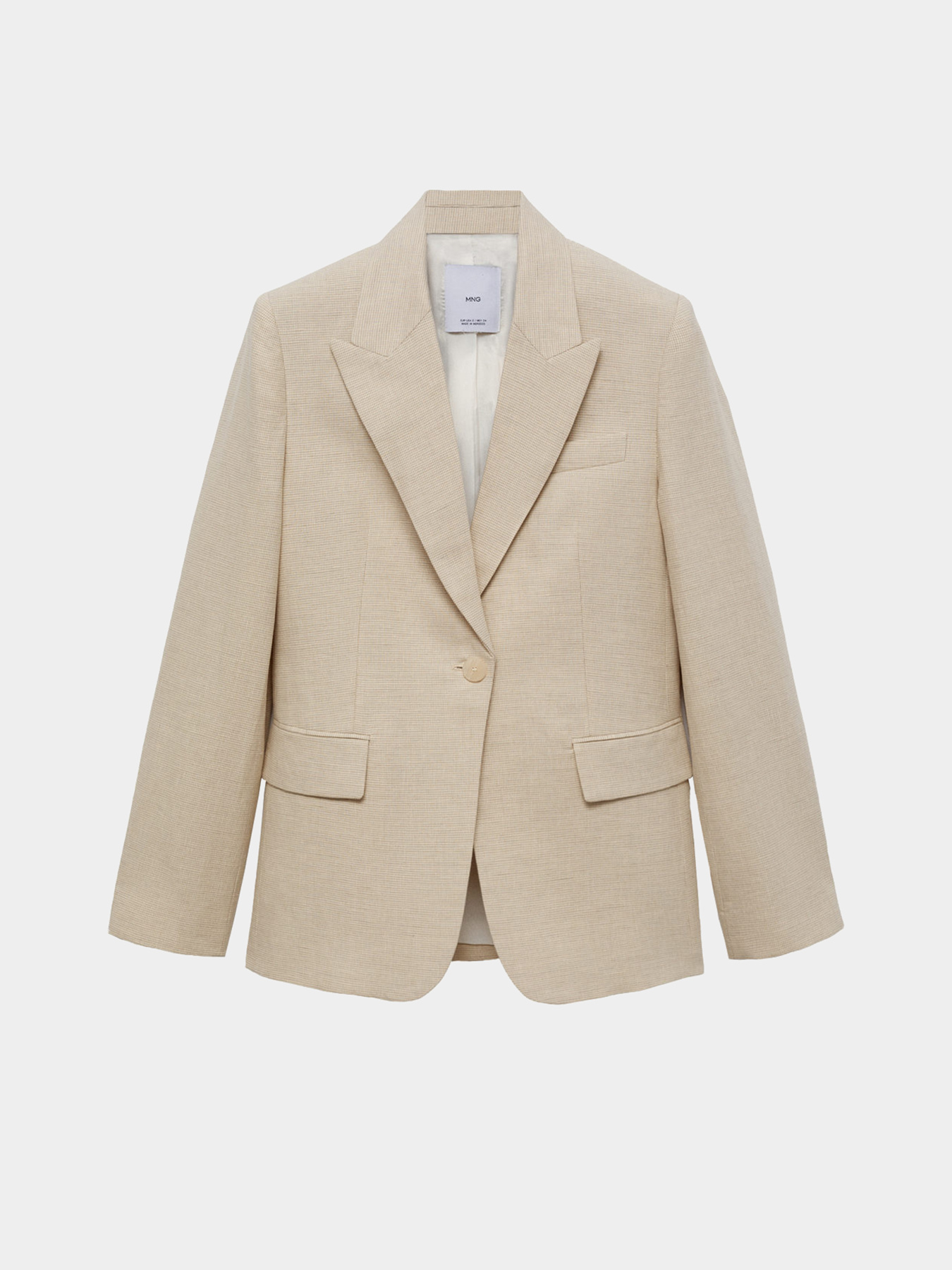 Пиджак MANGO модель 67957926_30 Фото