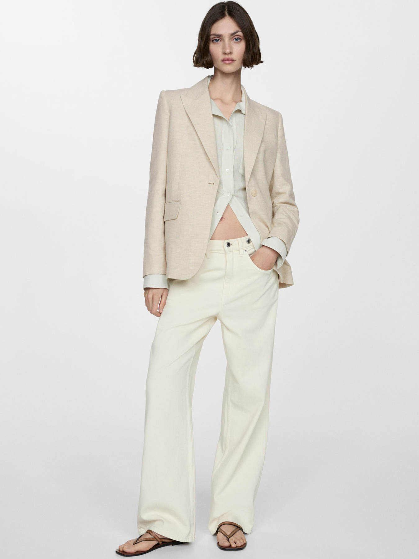 Пиджак MANGO модель 67957926_30 Фото