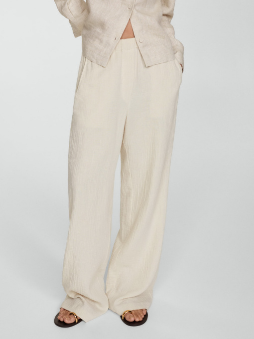 Брюки палаццо MANGO Gauza модель 67019034_5 Фото