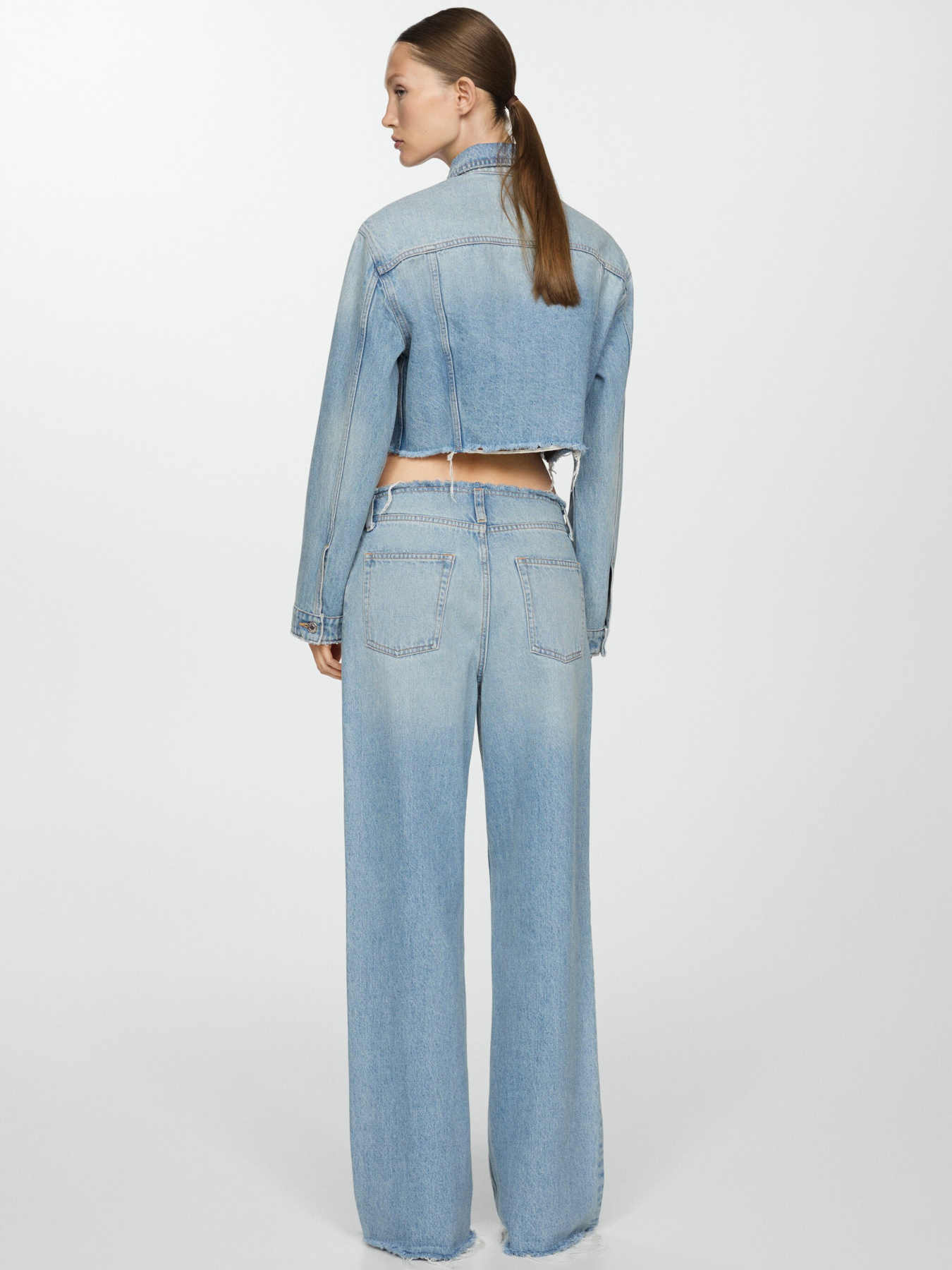 Джинсовая куртка MANGO Amaia модель 67947113_TM Фото