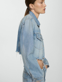 Джинсовая куртка MANGO Amaia модель 67947113_TM Фото