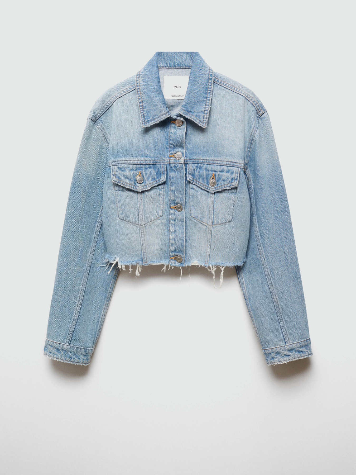 Джинсова куртка MANGO Amaia модель 67947113_TM Фото