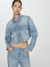 Джинсовая куртка MANGO Amaia модель 67947113_TM Фото