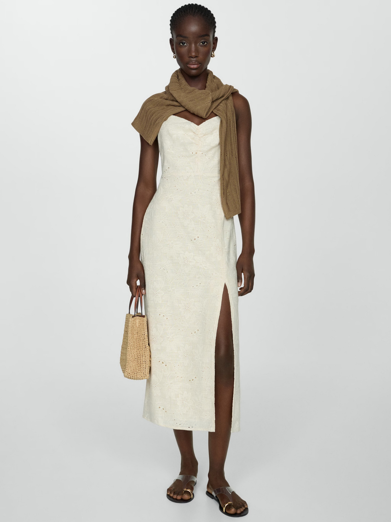 Платье миди MANGO Rosmari модель 67018649_7 Фото