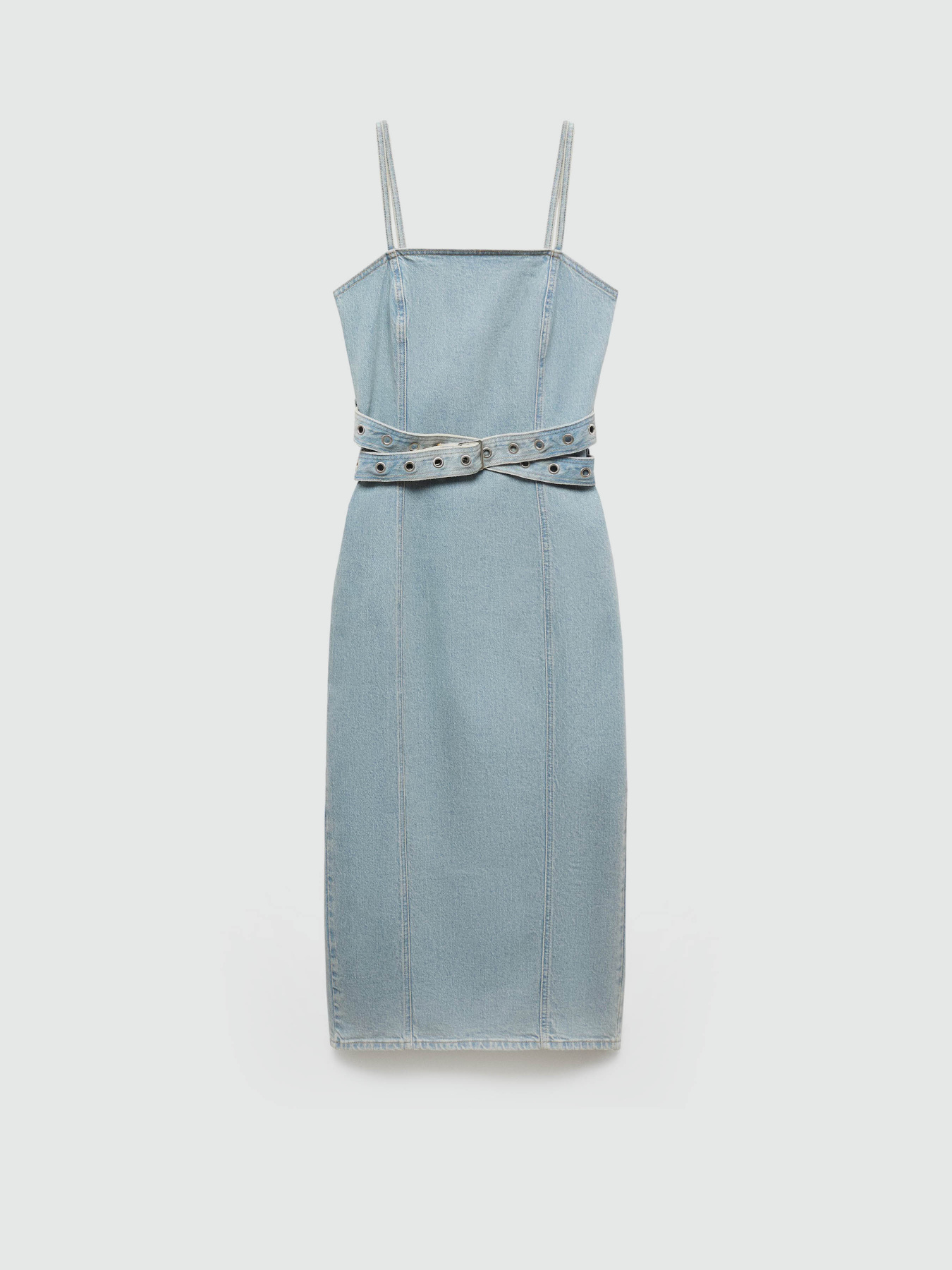 Платье миди MANGO Marena модель 67027134_TM Фото