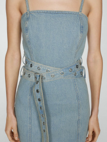 Платье миди MANGO Marena модель 67027134_TM Фото