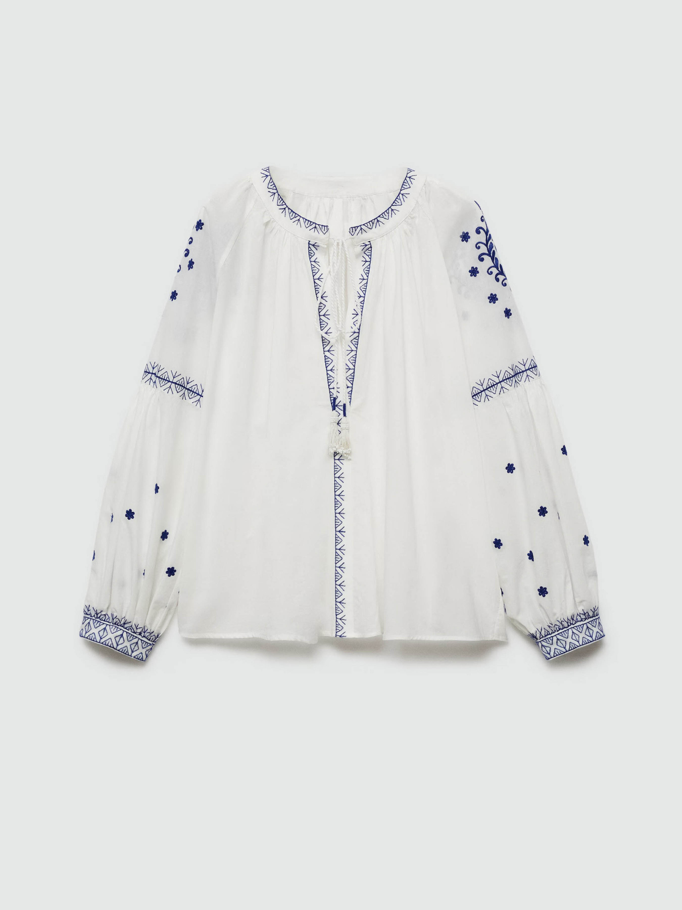 Вышитая рубашка MANGO Proli модель 67008651_2 Фото