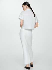 Рубашка повседневная MANGO Stitch модель 67028639_2 Рубашка повседневная MANGO Stitch модель 67028639_2 Фото