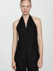 Жилет классический MANGO Limona модель 67039233_99 Фото