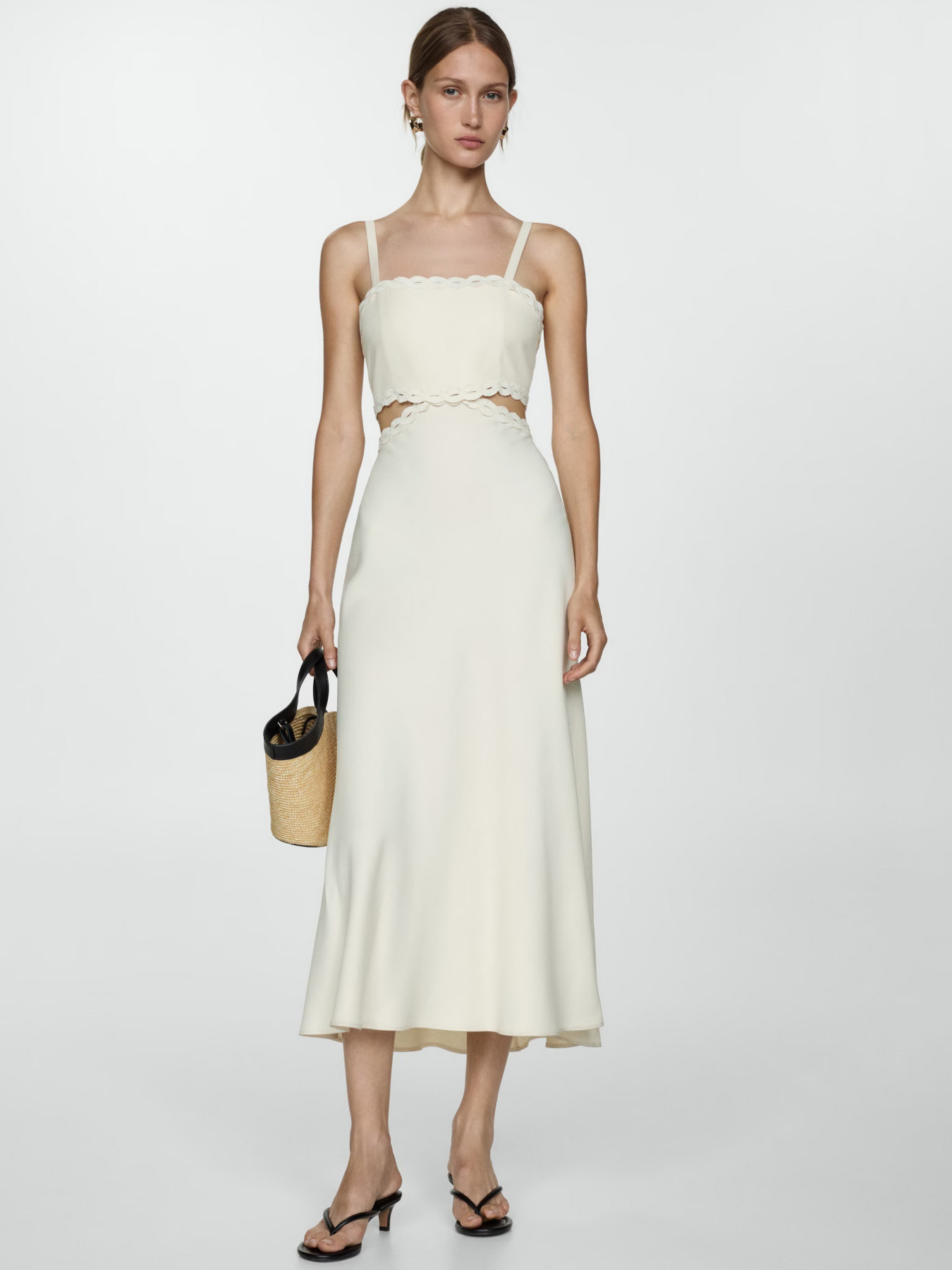 Платье миди MANGO Sagaro модель 77020376_5 Фото