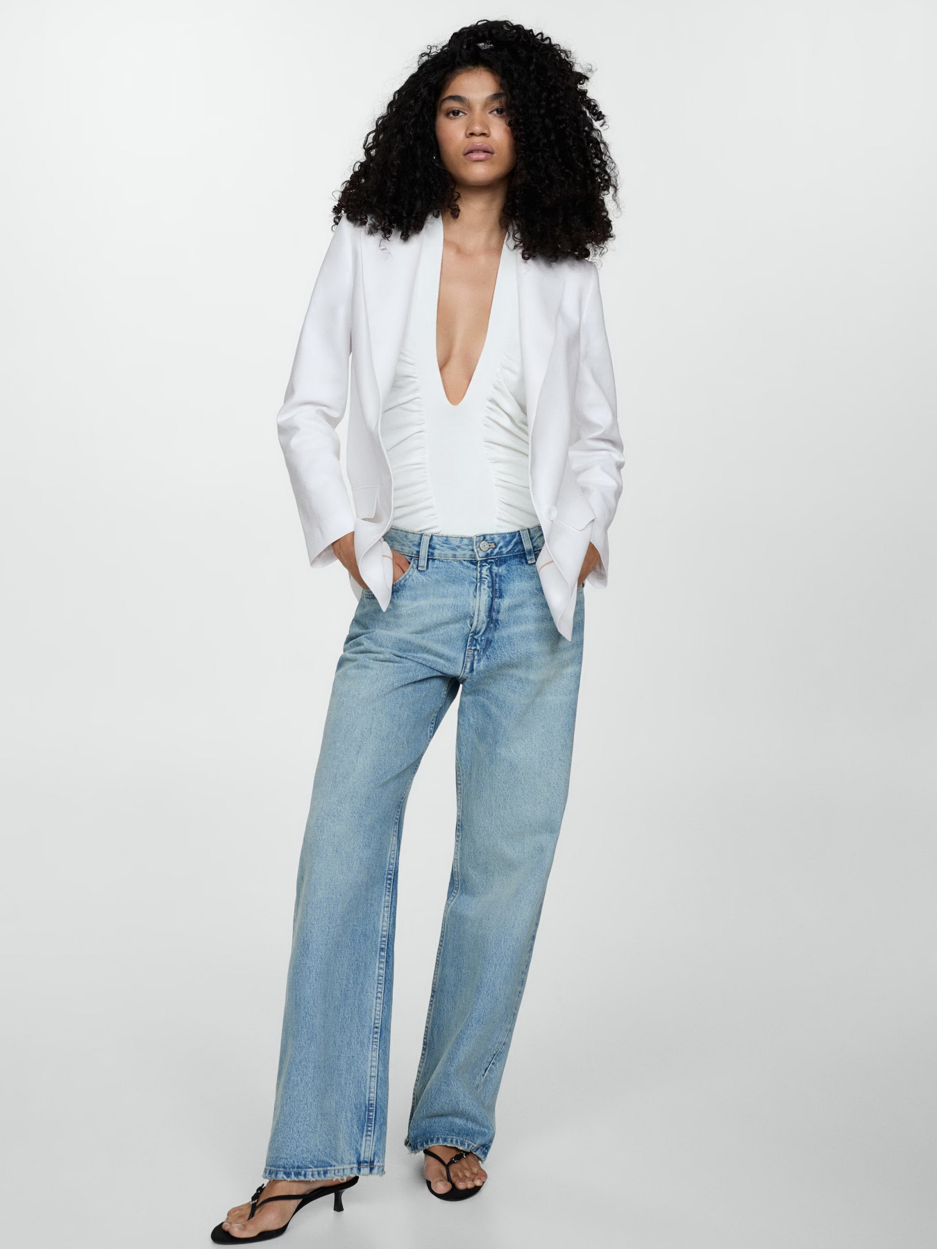 Блейзер MANGO Eleli модель 77030370_1 Фото