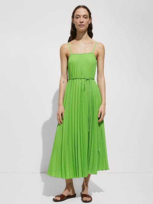 Платье миди MANGO Fortuny7 модель 77070342_43 Фото