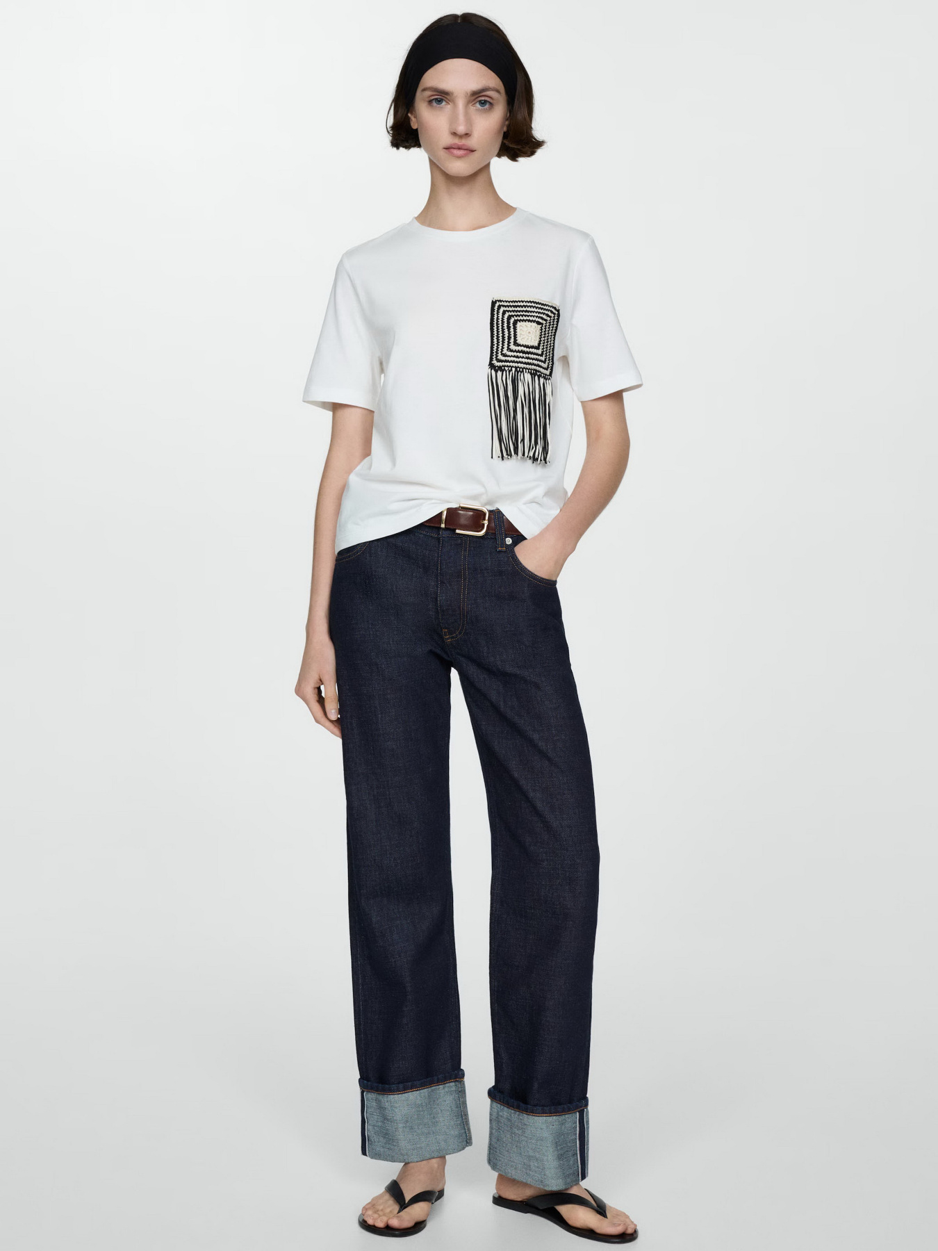 Футболка MANGO Patxi модель 77010359_1 Фото