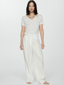 Футболка MANGO Linito модель 77020583_1 Фото