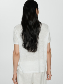 Футболка MANGO Linito модель 77020583_1 Фото