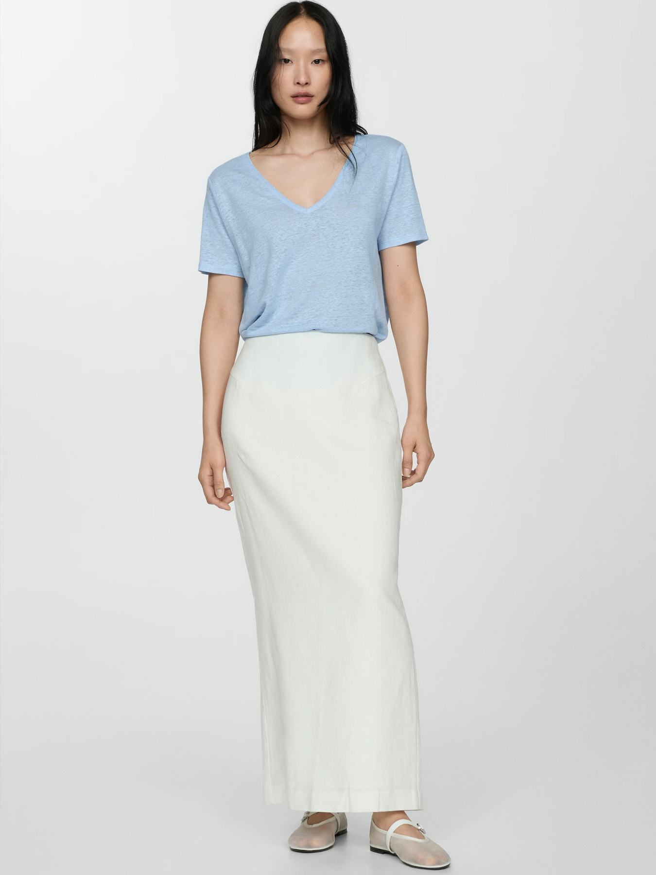 Футболка MANGO Linito модель 77020583_50 Фото