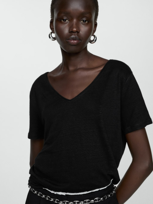 Футболка MANGO Linito модель 77020583_99 Фото