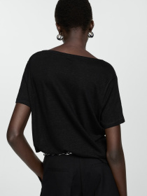 Футболка MANGO Linito модель 77020583_99 Футболка MANGO Linito модель 77020583_99 Фото