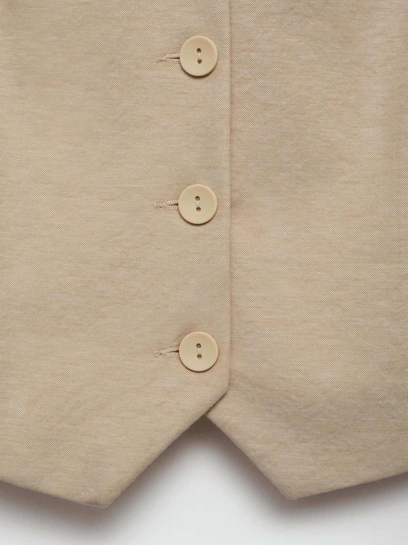 Классический жилет MANGO Peach модель 77060361_8 Фото