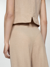 Классический жилет MANGO Peach модель 77060361_8 Фото