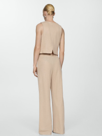 Классический жилет MANGO Peach модель 77060361_8 Фото