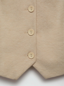 Классический жилет MANGO Peach модель 77060361_8 Фото