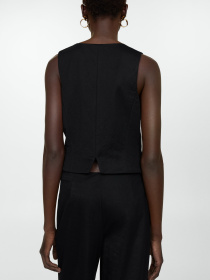 Жилет классический MANGO Peach модель 77060361_99 Фото