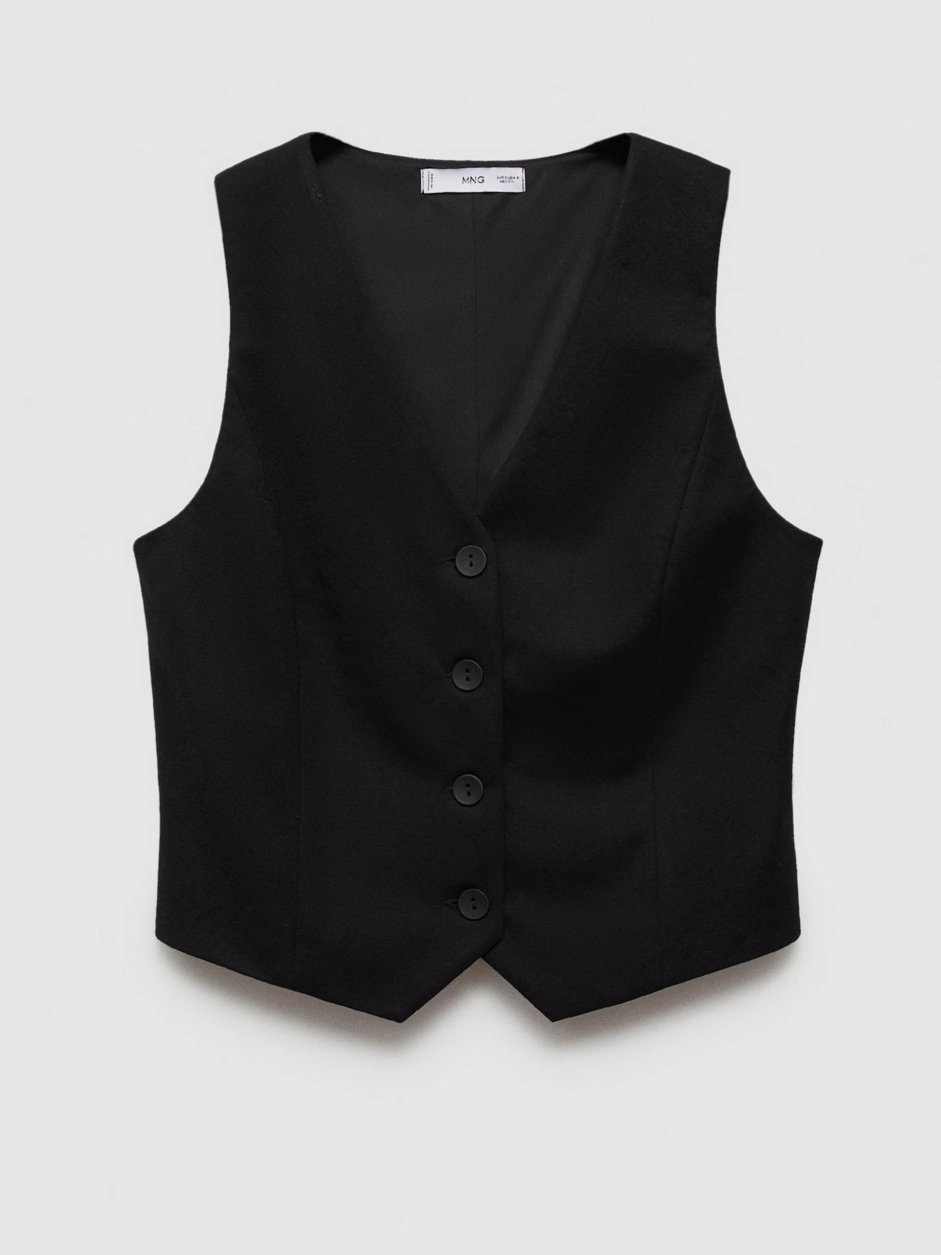 Классический жилет MANGO Peach модель 77060361_99 Фото