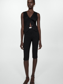 Классический жилет MANGO Peach модель 77060361_99 Фото