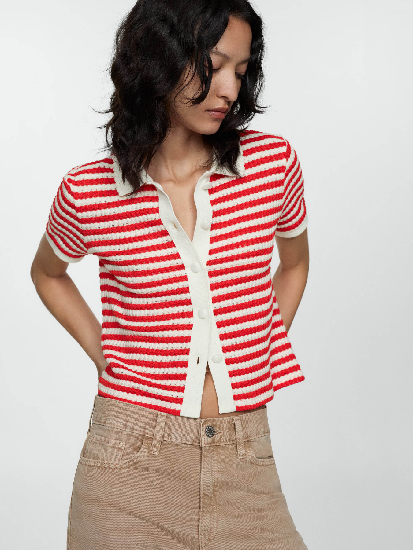 Футболка MANGO Coco модель 77070366_87 Футболка MANGO Coco модель 77070366_87 Фото