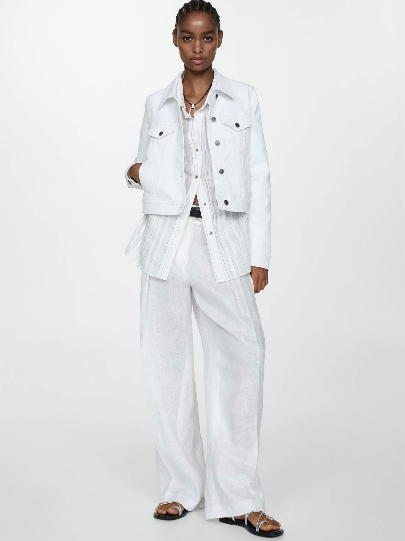 Джинсовая куртка MANGO Vicky модель 77050257_1 Фото