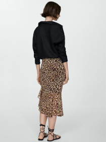 Спідниця міді MANGO Leo Модель 77010378_99 Фото