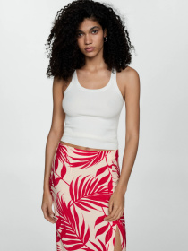 Юбка миди MANGO Hawai модель 77040349_5 Фото