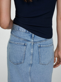 Джинсова спідниця MANGO Soleil модель 77040364_TC Фото