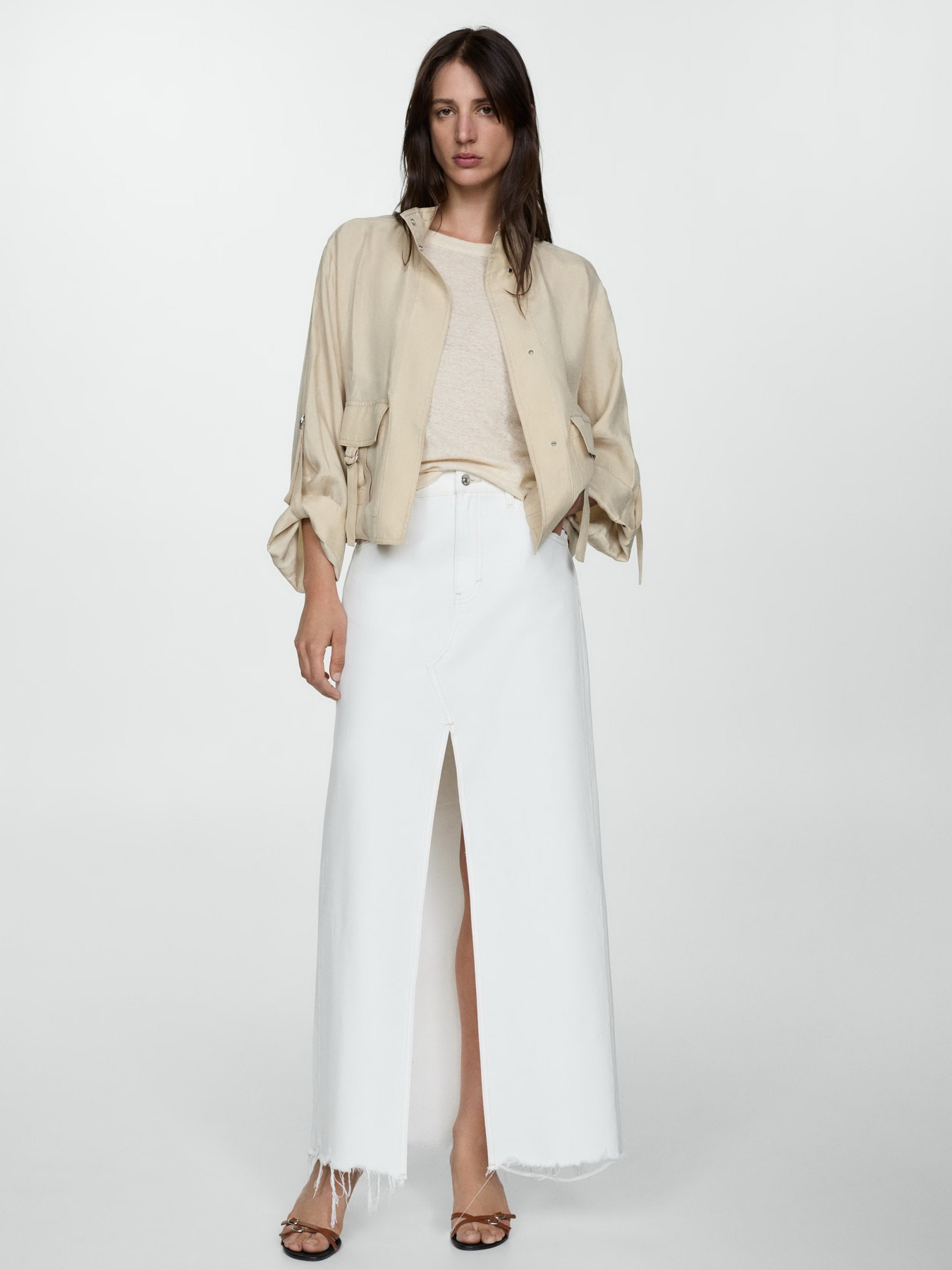 Джинсовая юбка MANGO Amaia модель 77070355_1 Фото