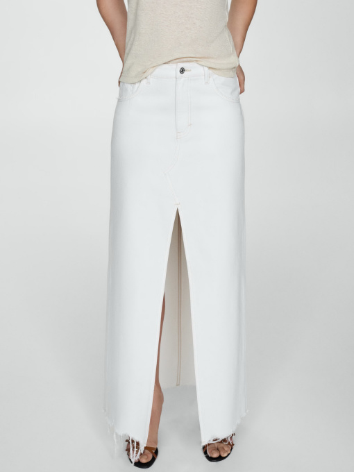 Джинсова спідниця MANGO Amaia модель 77070355_1 Фото