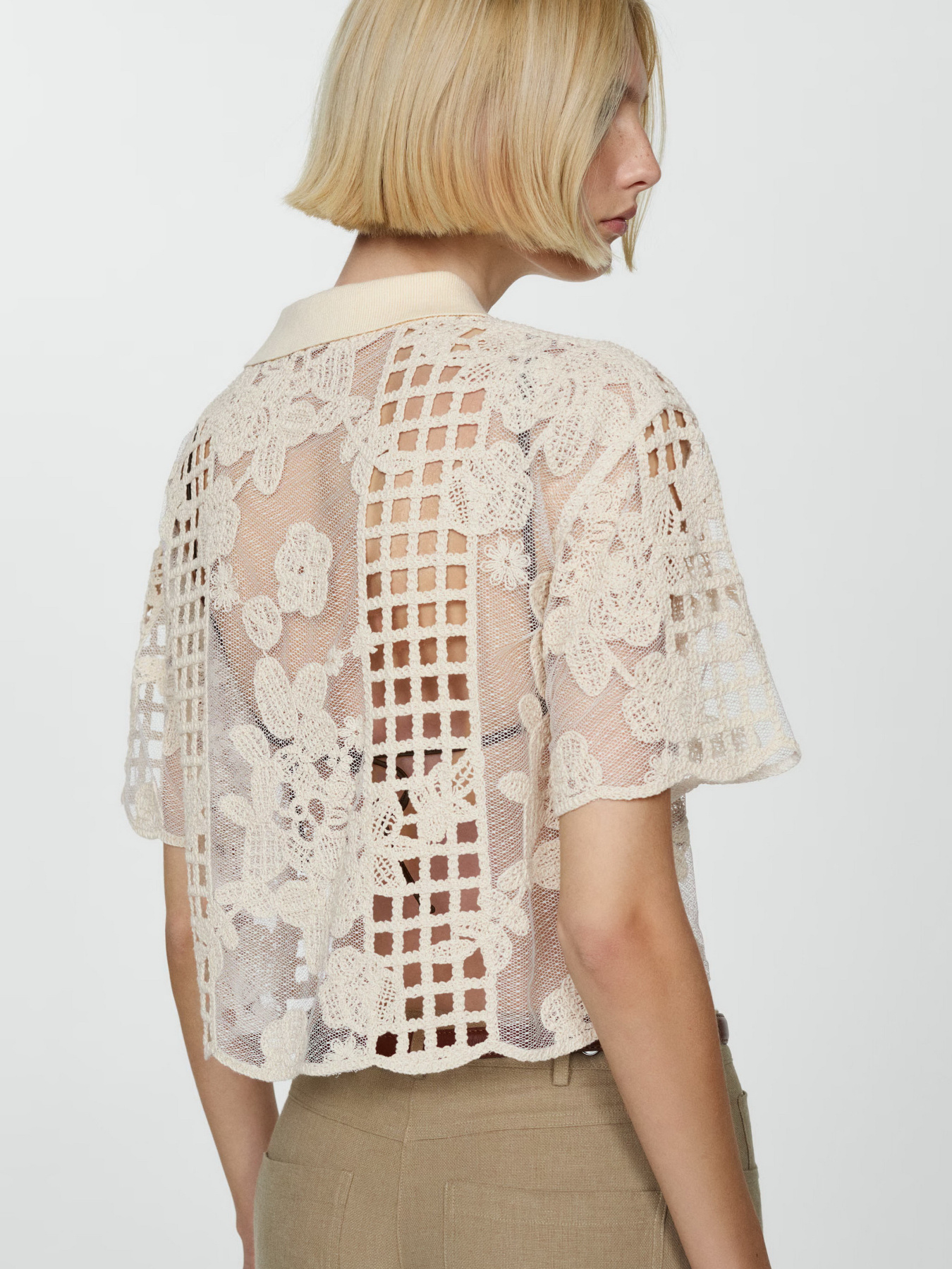 Блуза MANGO Picnic модель 77040341_5 Фото