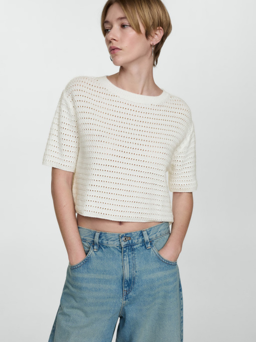 Футболка MANGO Sant модель 77040342_2 Фото