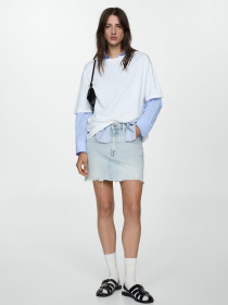 Джинсова спідниця MANGO Elena модель 77050364_TC Фото