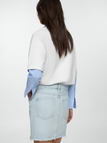 Джинсова спідниця MANGO Elena модель 77050364_TC Фото