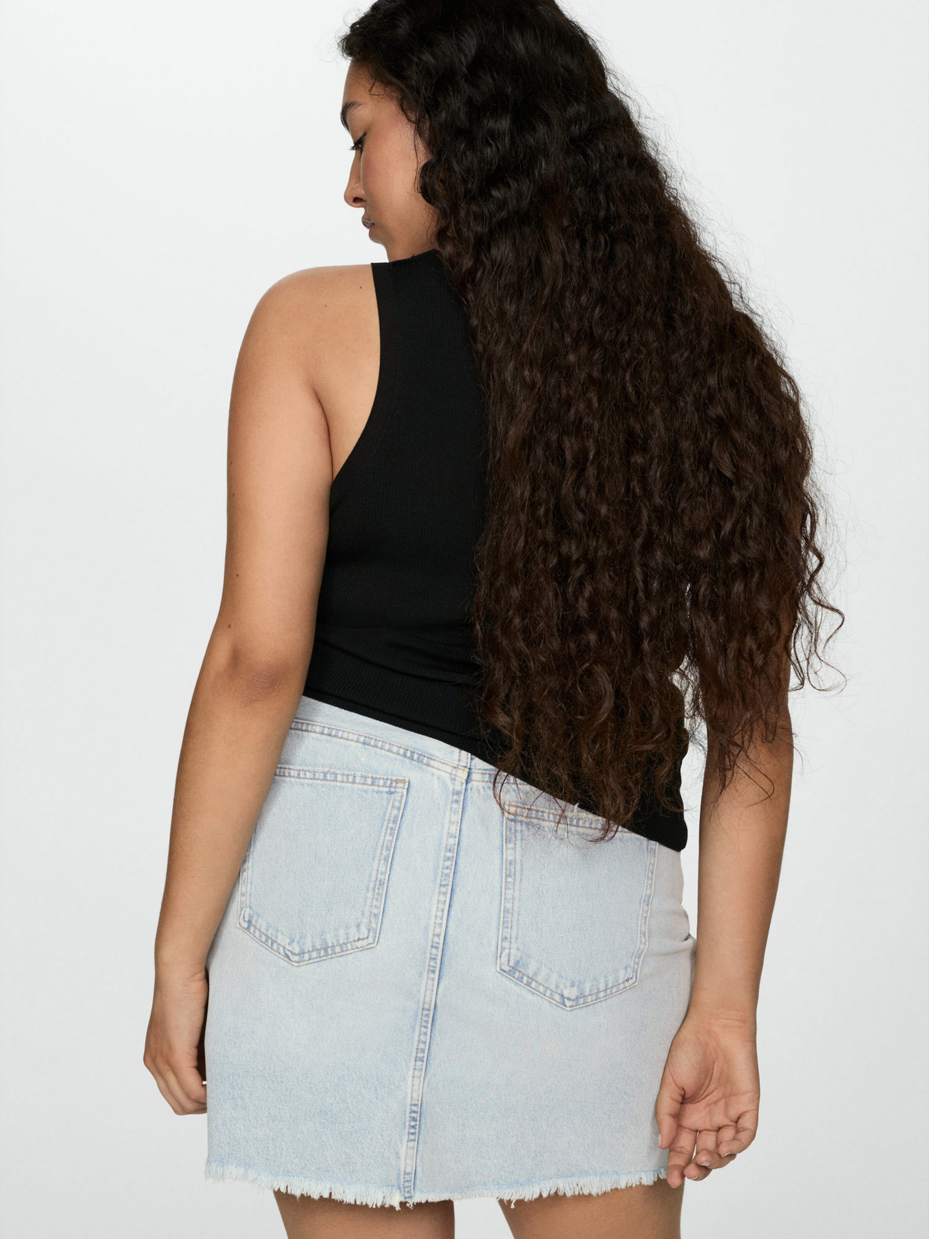 Джинсовая юбка MANGO Elena модель 77050364_TC Фото