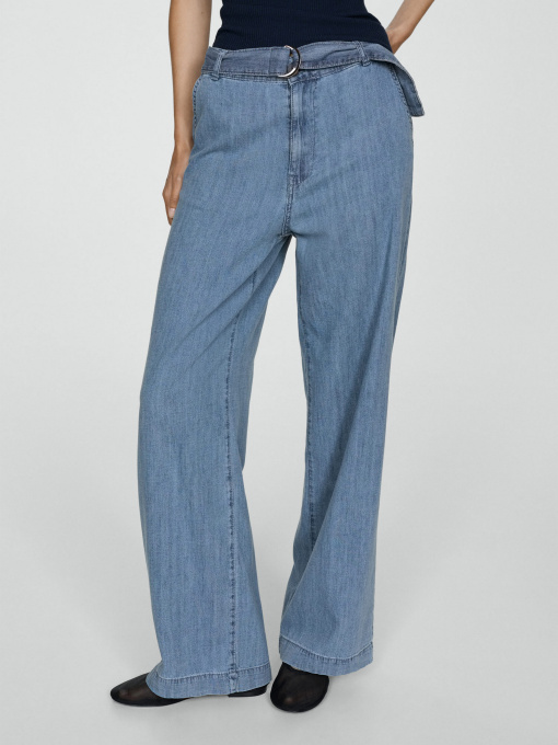 Широкие джинсы MANGO Lea модель 77020284_TM Фото