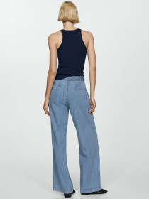 Широкие джинсы MANGO Lea модель 77020284_TM Фото