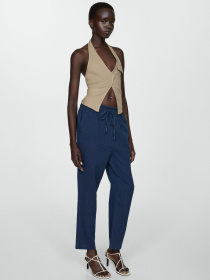 Брюки повседневные MANGO Indie модель 77050254_57 Фото