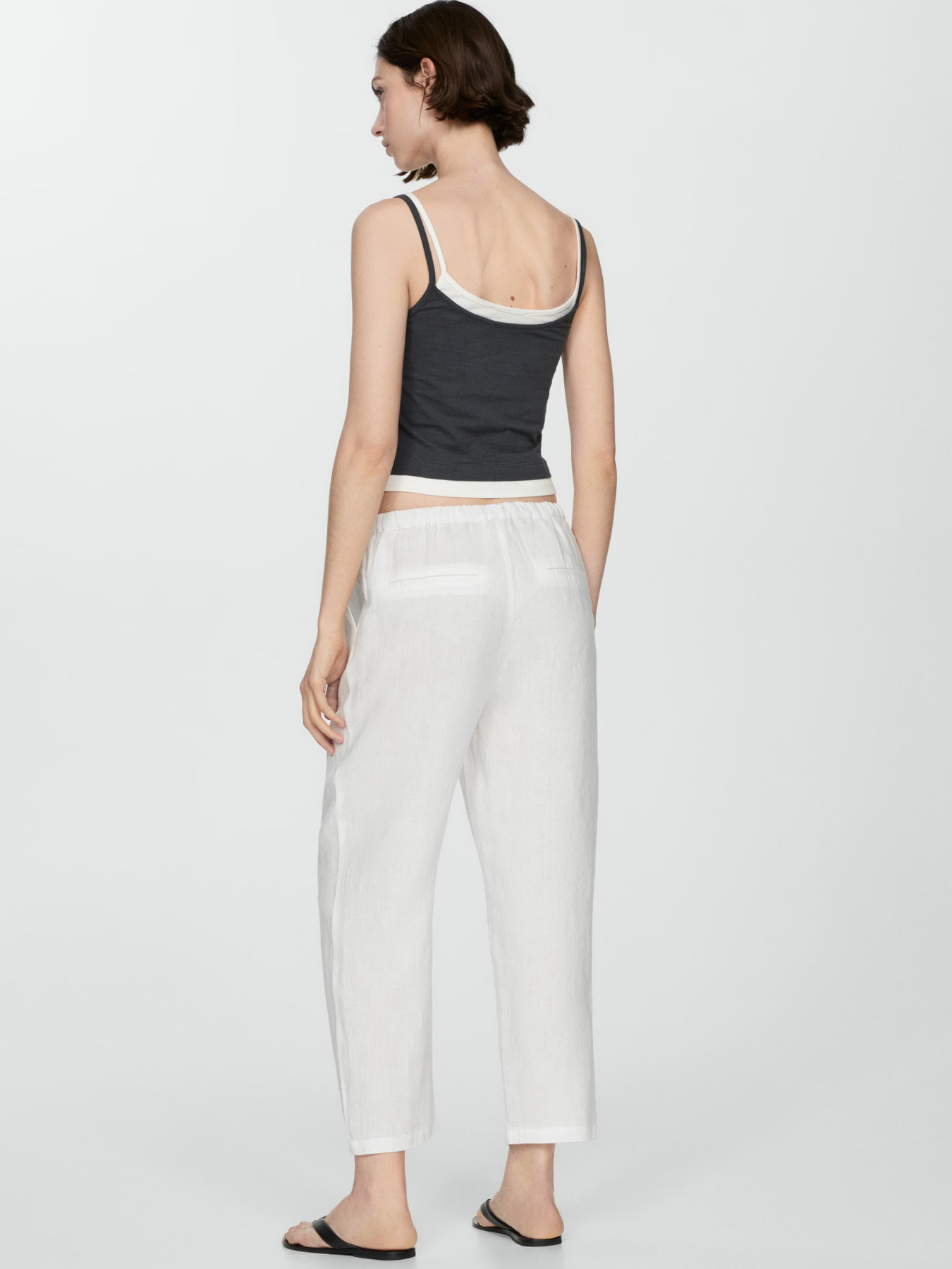 Брюки повседневные MANGO Linen модель 77050332_1 Фото